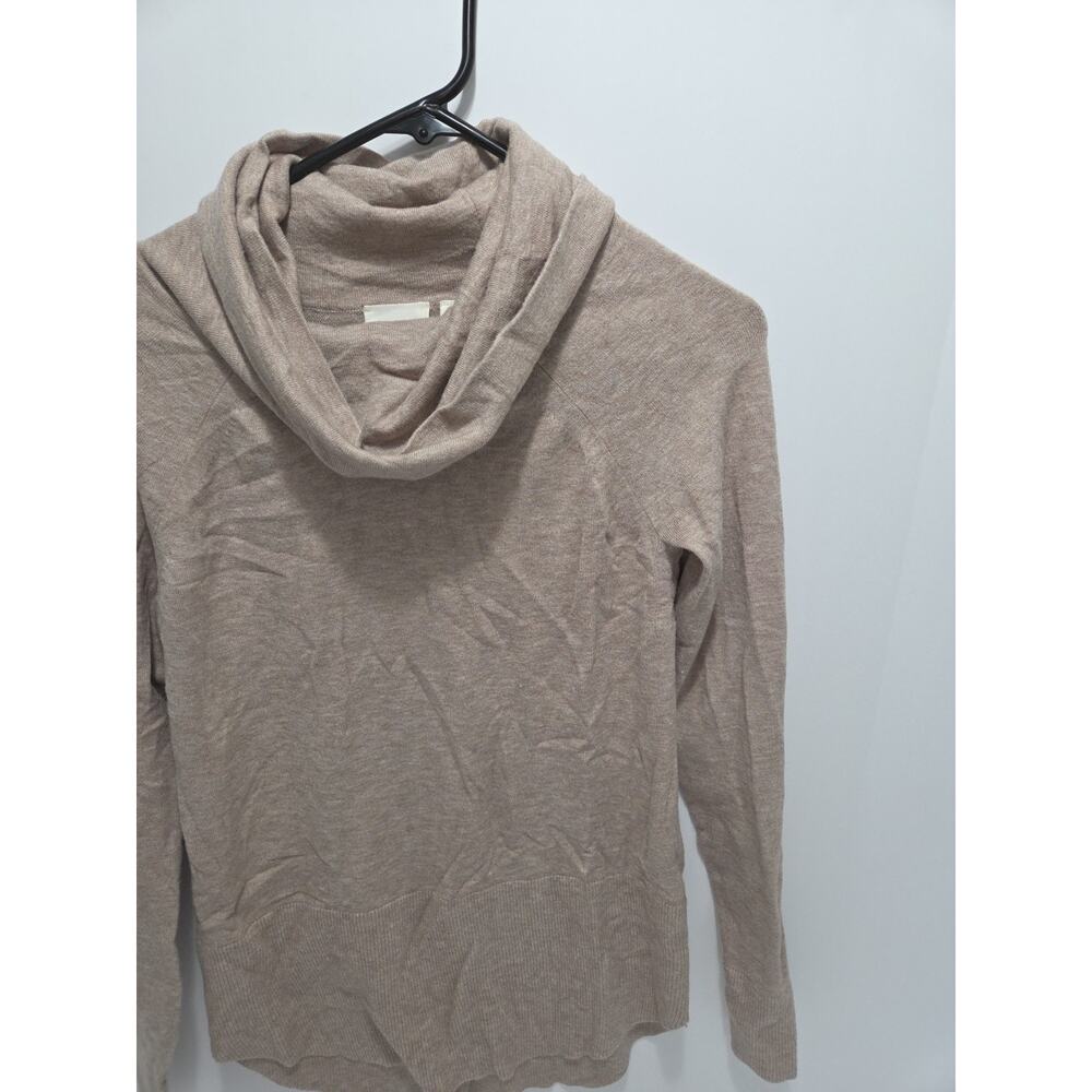 Cyrus Womens XS Turtleneck Sweater Light Brown Knit Pullover Top - Picture 4 of 9